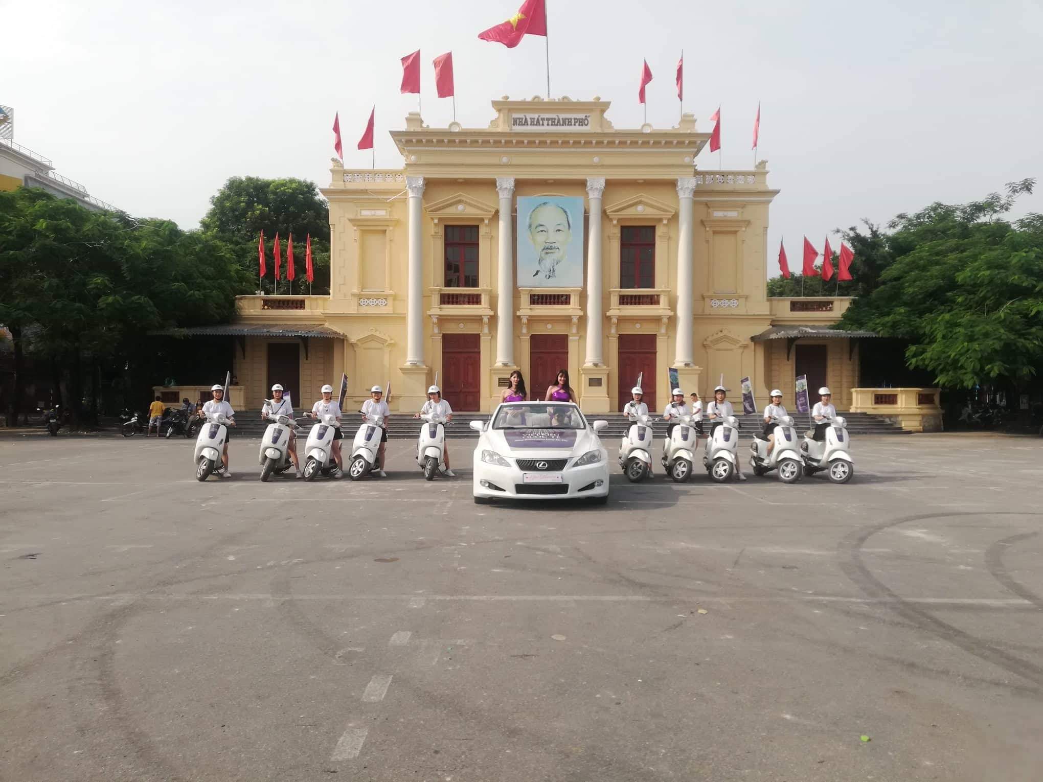 chạy roadshow ô tô kết hợp xe máy tại Hải Phòng
