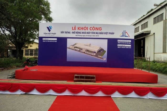 tổ chức lễ khởi công